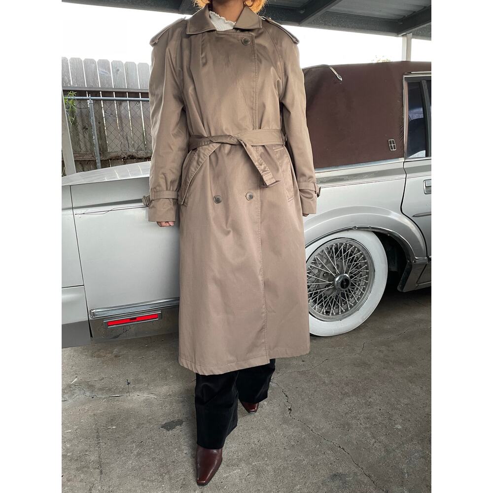 🔥VTG Worthington Thinsulate Double Breasted Classic Minimalist Long Trench Coat